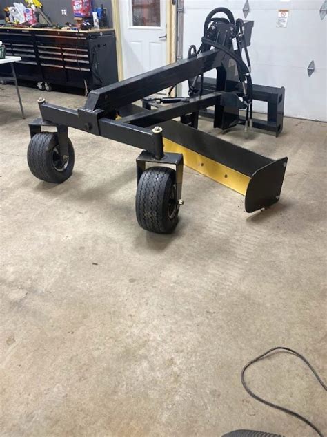 leveling blade for skid steer|New! 96” Heavy Duty Grader/Dozer Blade .